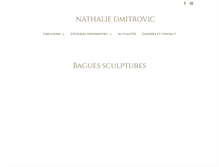 Tablet Screenshot of nathaliedmitrovic.com